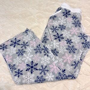 Grey Snowflake Pajama Pants
